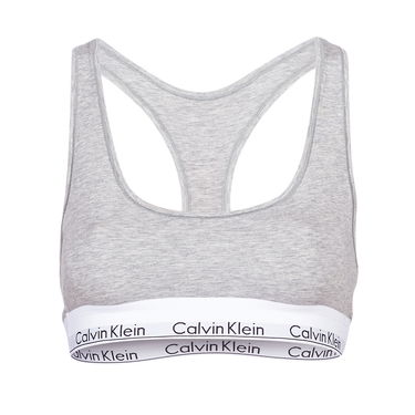 Rintaliivit CALVIN KLEIN MODERN COTTON UNLINED BRALETTE Harmaa | 0000F3785E-020-NOOS, 0