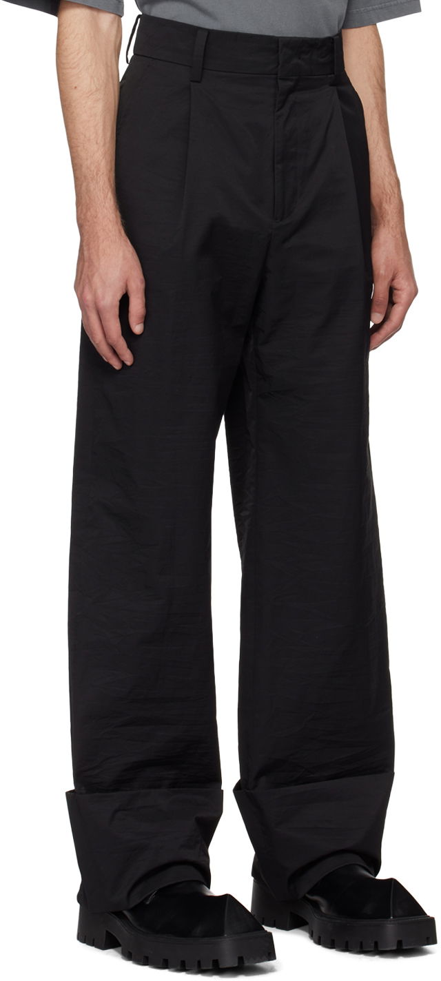 Housut We11done We11done Roll-Up Trousers Musta | WD-PT0-24-225-M-BK, 1