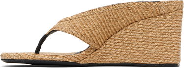 Tennarit ja kengät Alaïa ALAÏA Cube Thong Mule Wedge Sandals Beige | AA3M105TK054, 2