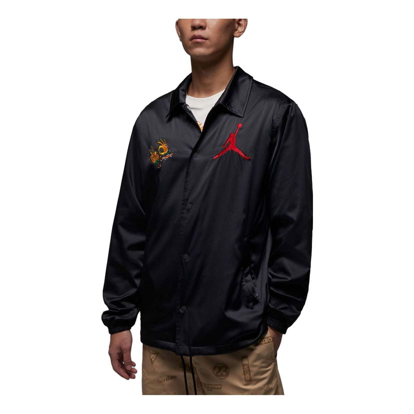 Tuulitakki Jordan Fire Coach Jacket Musta | FJ7709-010