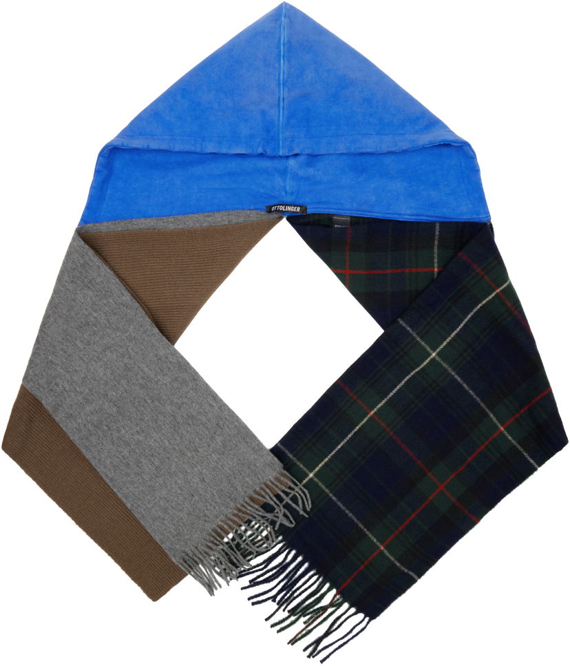 Huivi Ottolinger Ottolinger Deconstructed Hoodie Scarf Sininen | 129-902828-02