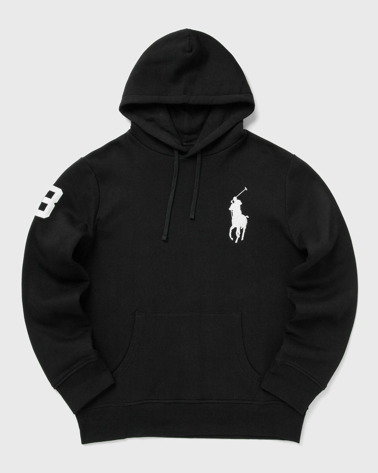 Huppari Polo by Ralph Lauren Hoodie with Number 3 on Sleeve Musta | 710935339008, 0