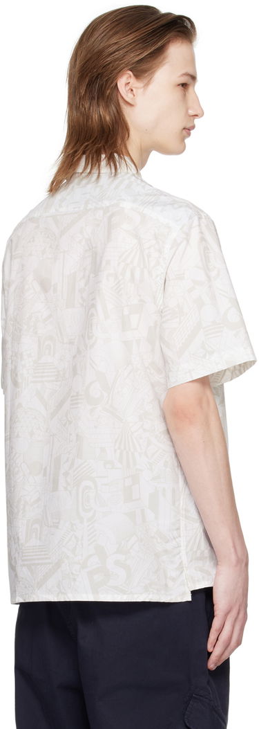 Paita Paul Smith PS Paul Smith Pattern Shirt Valkoinen | M2R-695U-M21966-02, 2