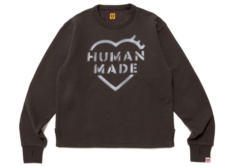 Huppari Human Made Military Sweatshirt with Graphic Print Ruskea | HM24CS016