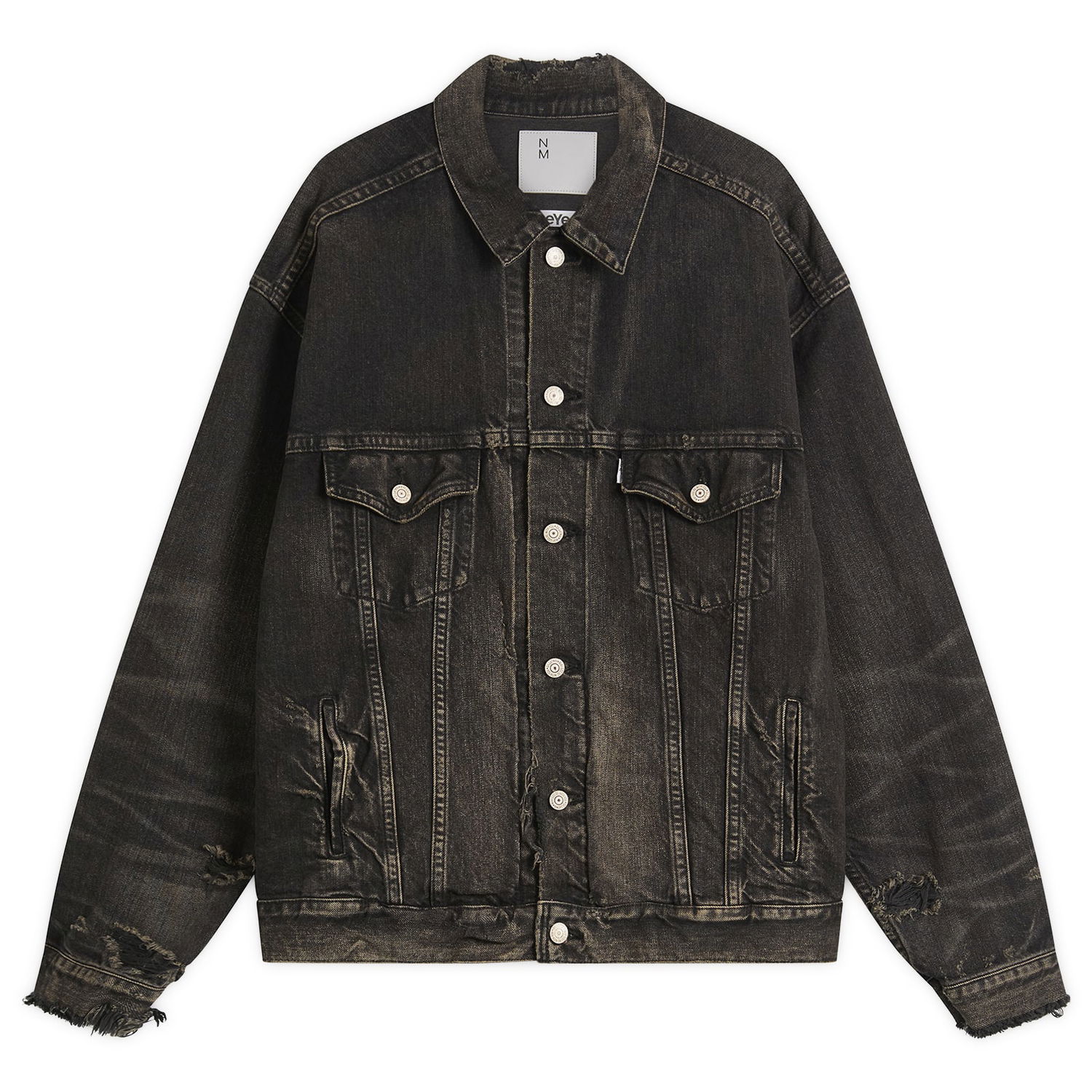 Takki Junya Watanabe Junya Watanabe Garment Dyed Denim Jacket Musta | WP-J919-100-1, 0