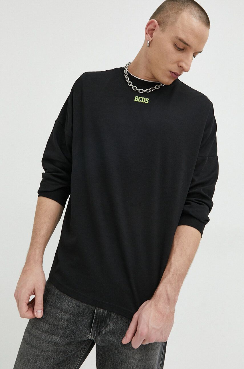 T-paita GCDS Cotton Tee Musta | CC94M120104, 0