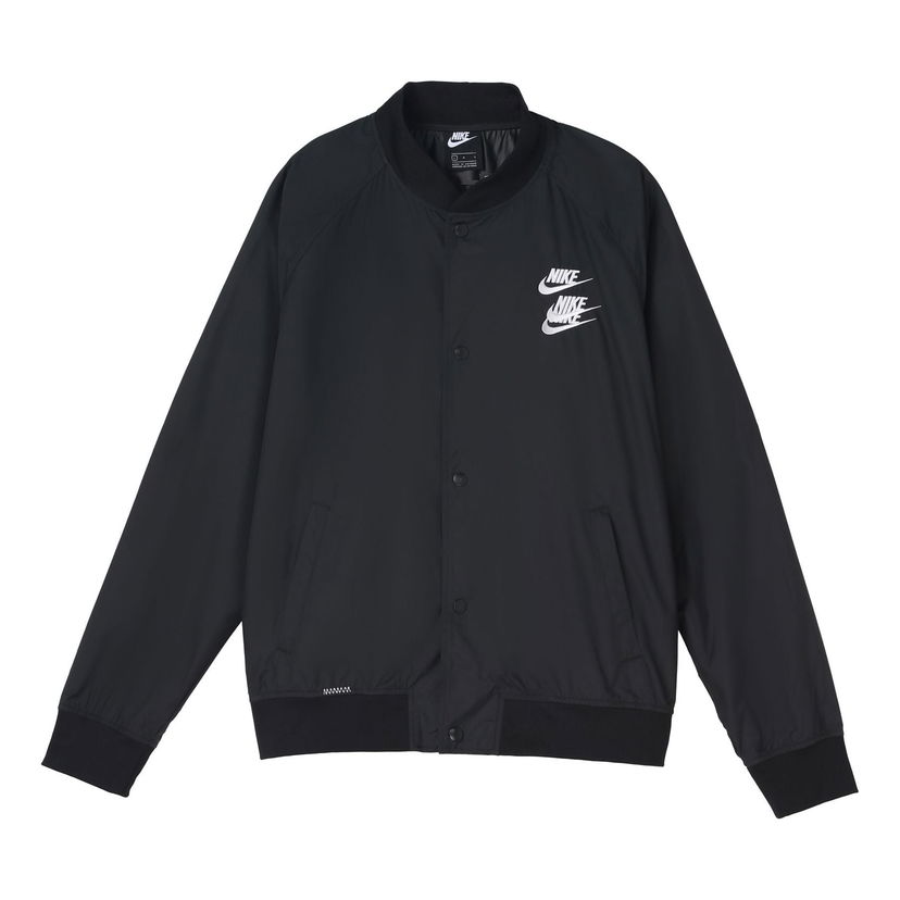 Bomber-takki Nike Woven Casual Jacket Musta | DA0648-010