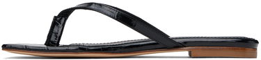 Asusteet Coperni Coperni Croco Slanted Flip-Flops Musta | COPSH54838, 2