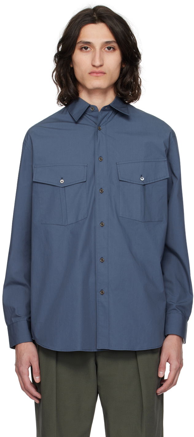 Paita Paul Smith Paul Smith Oversized Shirt Sininen | M1R-817Y-M01673-47