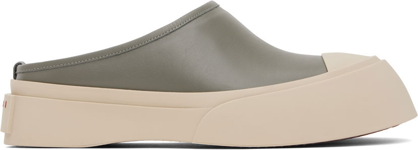 Kengänhoito Marni Marni Pablo Sabot Slip-On Loafers Vihreä | SNZU017302 P7226