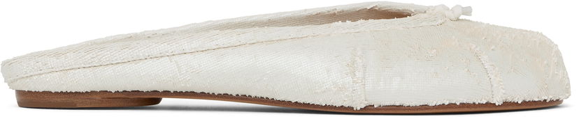 Vaatteet Maison Margiela Maison Margiela Tabi Ballerina Mules Valkoinen | S39WZ0105 P8159