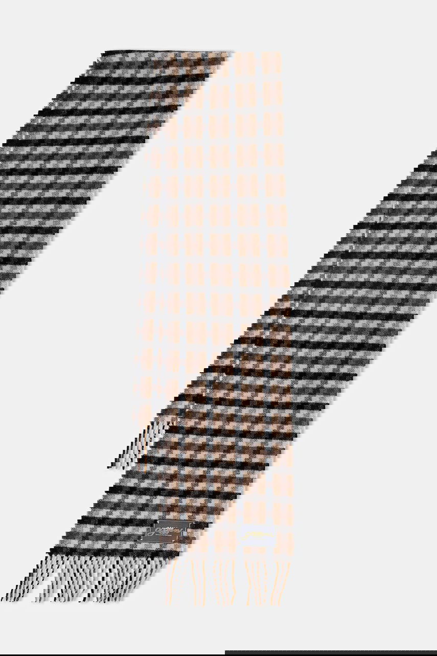 Huivi GANNI Graphic Wool Checked Scarf Monivärinen | A6668, 0