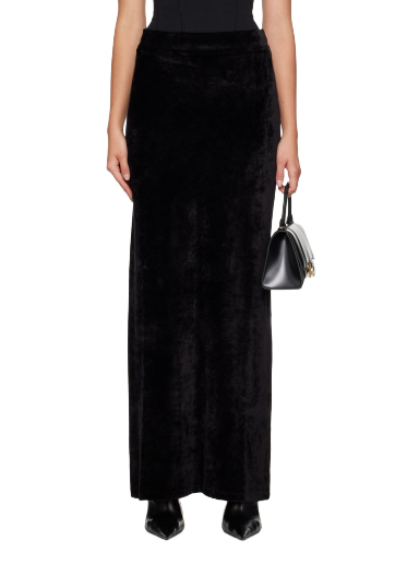 Hame Balenciaga Drawstring Maxi Skirt Musta | 751375 TOV10