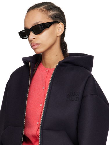 Aurinkolasit Prada Rectangular Sunglasses Musta | 0PR 09ZS 8056597744171, 3