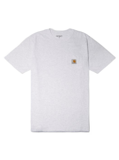 T-paita Carhartt WIP S/S Pocket T-Shirt "Ash Heather" Harmaa | I030434_482_XX
