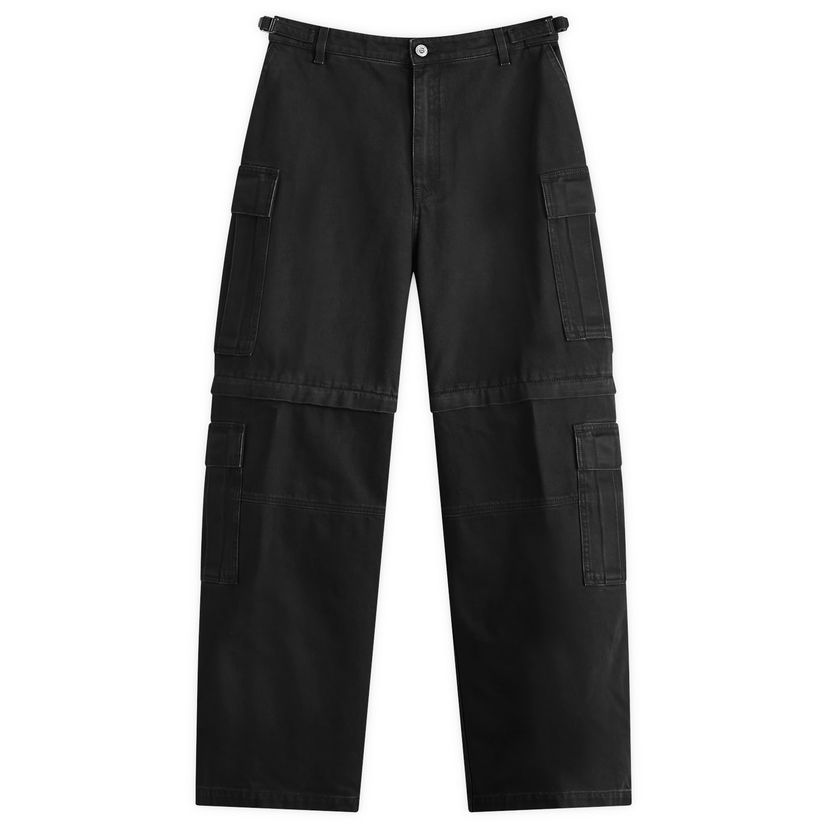 Cargo housut VETEMENTS Vetements Convertible Cargo Pants 30" Musta | UA66PA520B