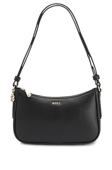 Olkalaukku BOSS BOSS Crossbody Bag with Monogram Charm Musta | 50547773