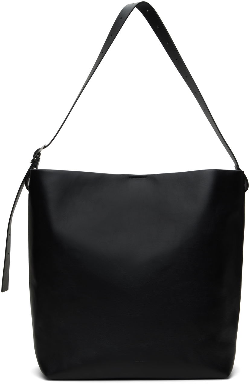 Kangaskassi Jil Sander Jil Sander Square Belt Large Bag Musta | J08ZH0066_P8361