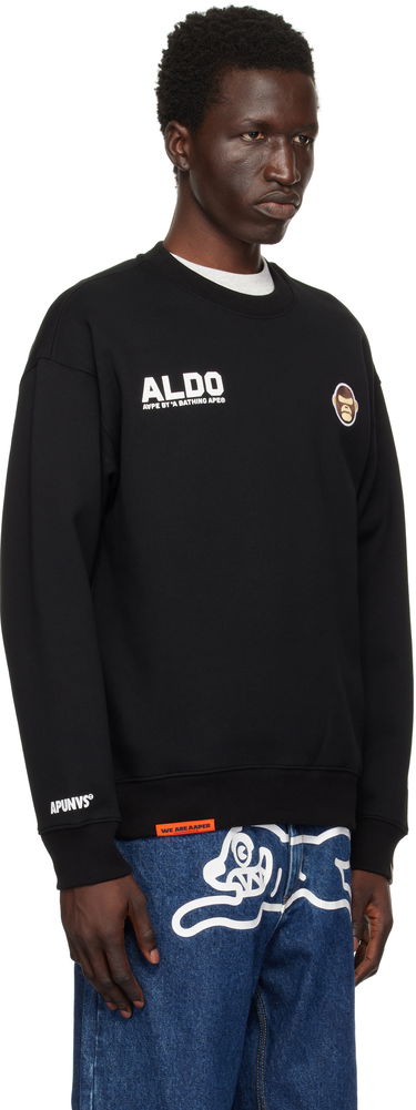 Huppari AAPE by A Bathing Ape AAPE by A Bathing Ape 'AAPER Aldo' Sweatshirt Musta | AAPSWMB377XXNBKX, 1