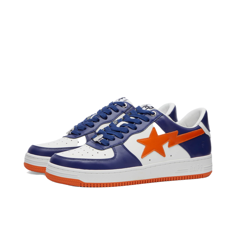 Tennarit ja kengät BAPE A Bathing Ape Men's BAPE Sta Leather Sneakers in Blue, Size UK 10 | END. Clothing Tummansininen | 001FWK301303M-BLU