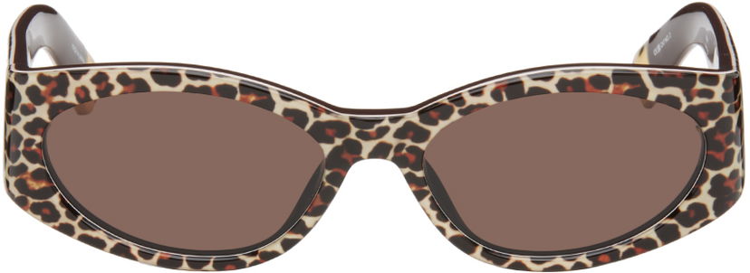 Aurinkolasit Jacquemus 'Les Lunettes Ovalo' Sunglasses Ruskea | JAC4C2SUN