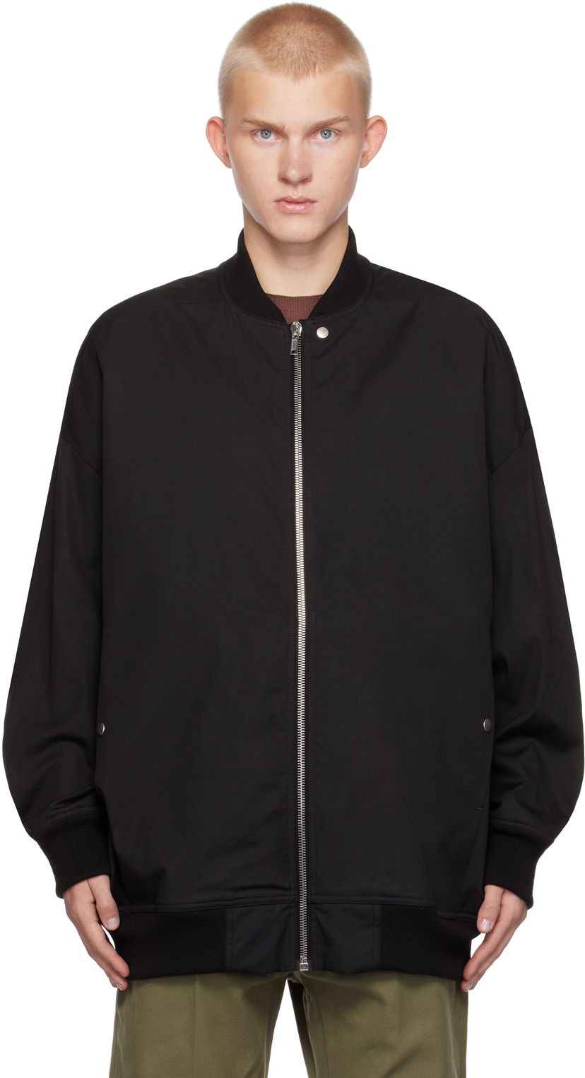 Bomber-takki Rick Owens Jumbo Peter Flight Bomber Jacket Musta | RR02D6795 TEEM7