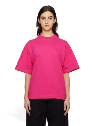 T-paita AMI T-Shirt Vaaleanpunainen | UTS012.726