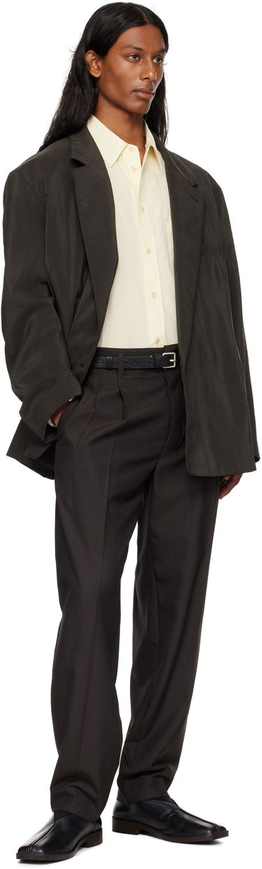 Takki LEMAIRE Lemaire Soft Double-Breasted Blazer Musta | JA1076 LF1308, 3