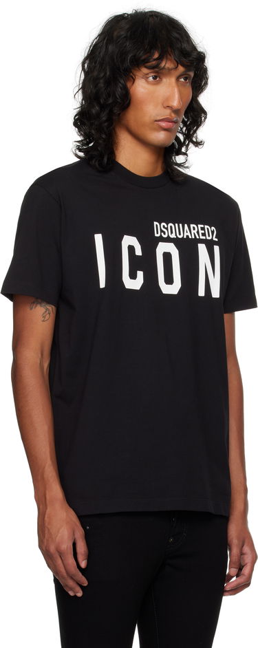 T-paita DSQUARED2 Dsquared2 'Icon' Cool Fit T-Shirt Musta | S79GC0003_D20020, 1