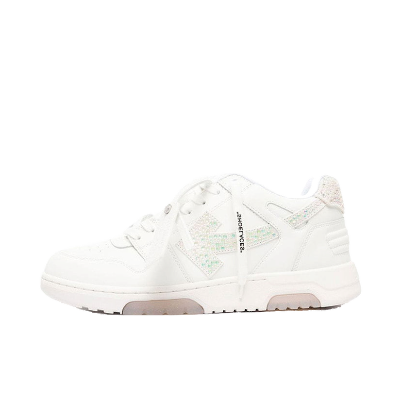 Tennarit ja kengät Off-White Out Of Office OOO Low Tops White Strass Arrow Valkoinen | OMIA189F22LEA0090101