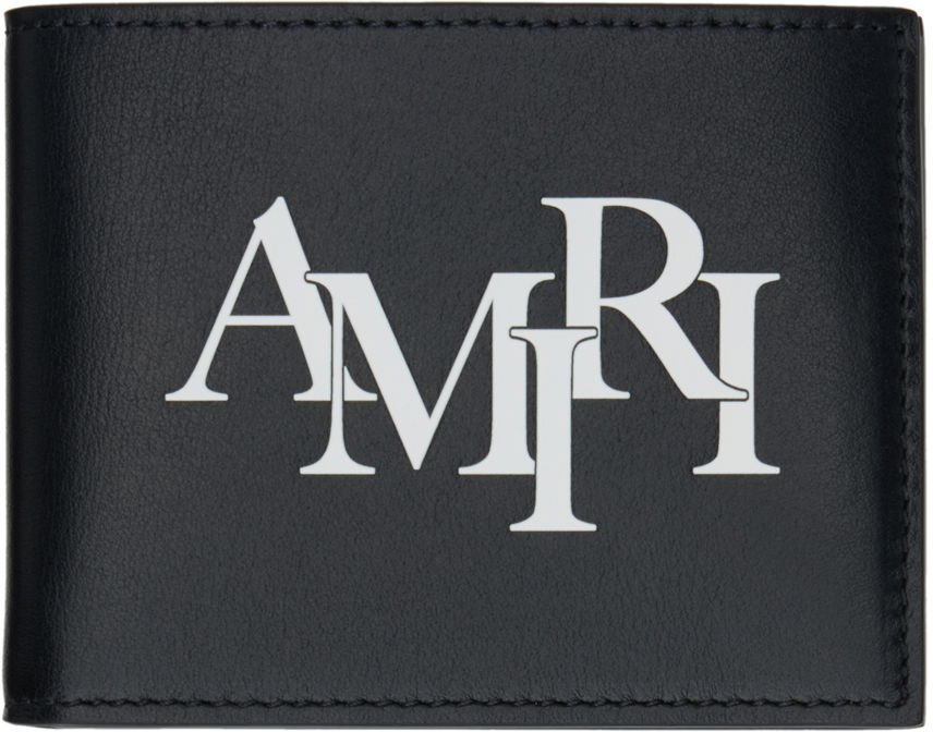 Lompakko AMIRI Staggered Wallet Musta | PS24MBI001, 0