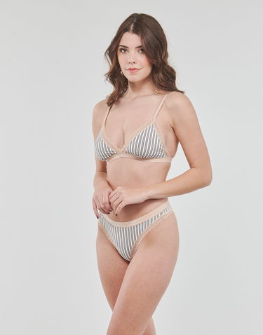 Rintaliivit Tommy Hilfiger Triangle and Bralettes UNLINED TRIANGLE PRT Beige | UW0UW04464-0F8, 2