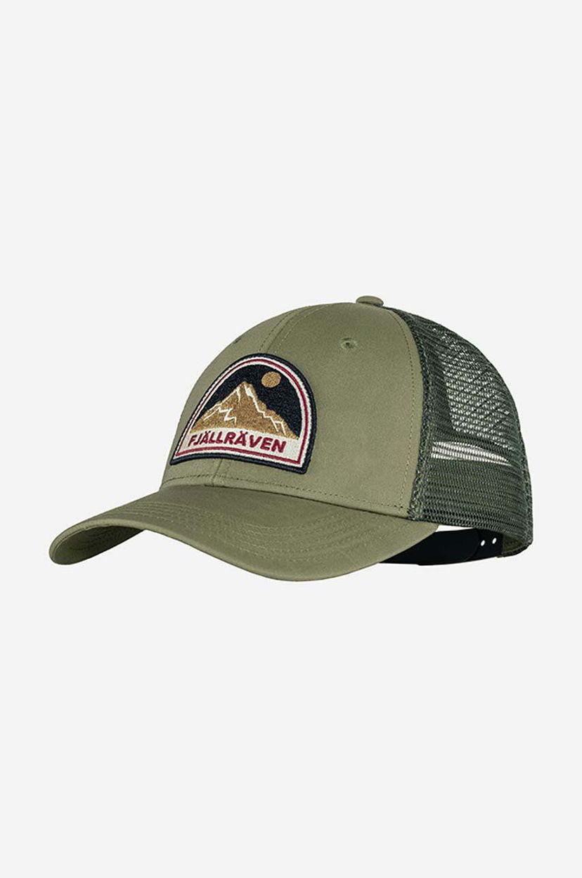 Korkki FJÄLLRÄVEN Badge Cap Vihreä | F78152.620