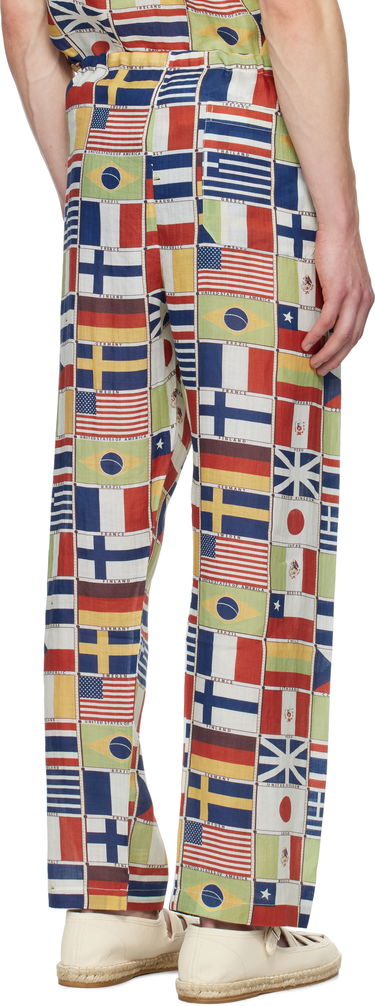 Haalari Bode Bode International Print Drawstring Trousers Monivärinen | MRS25BT068, 2