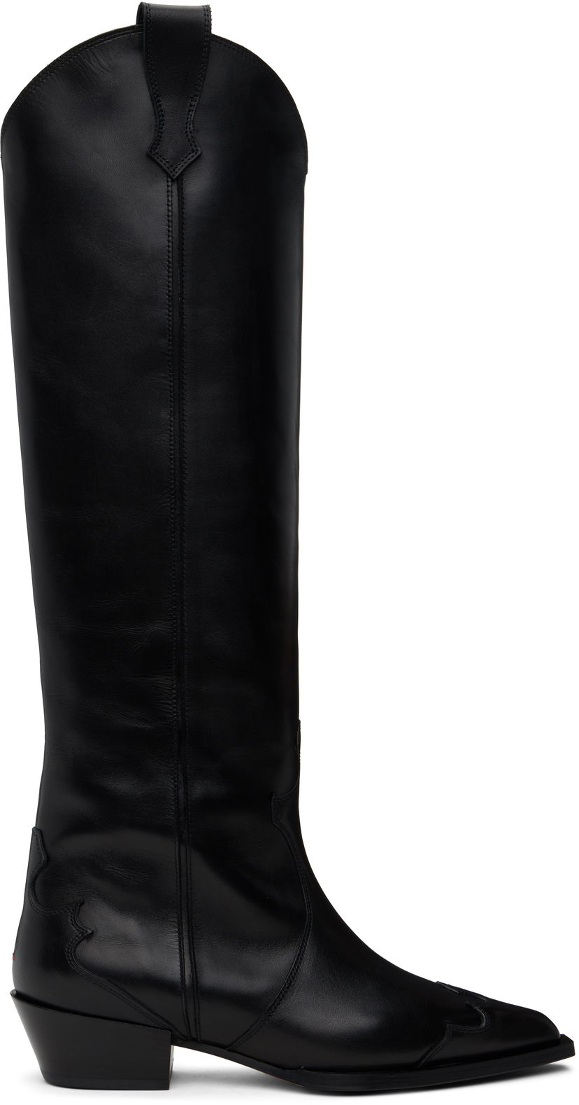 Mekko Aeyde Aeyde Aruna Leather Cowboy Tall Boots Musta | A11-KB-ARUP40CH-223-800-001