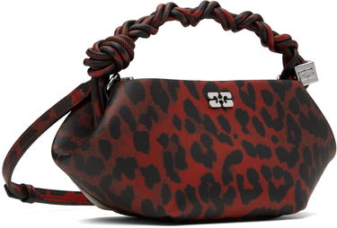 Käsilaukku GANNI Ganni Leopard Print Mini Bou Bag Punainen | A6628, 1