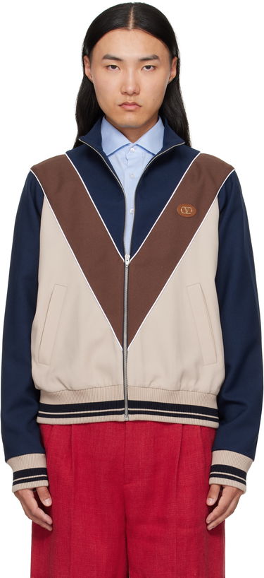 Takki Valentino Valentino VLogo Patch Zip Jacket Monivärinen | 7V3MF29LAYY, 0