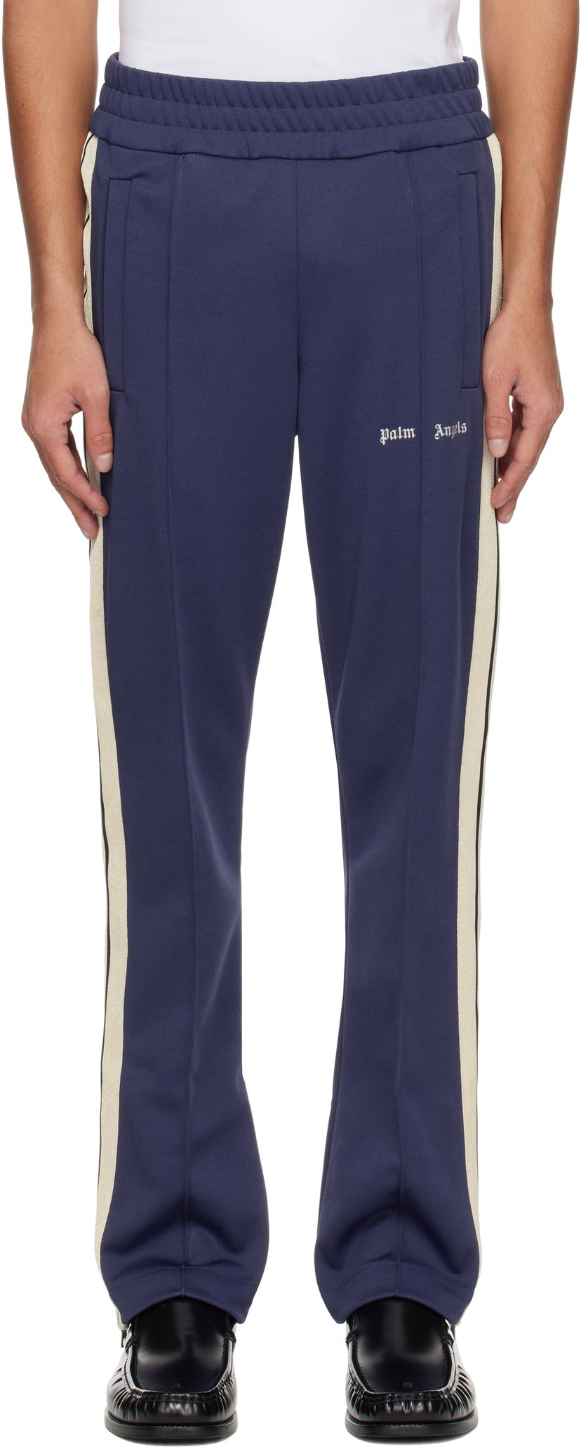 Verryttelyhousut Palm Angels Palm Angels Classic Logo Track Pants Tummansininen | PMCJ020C99FAB0024603