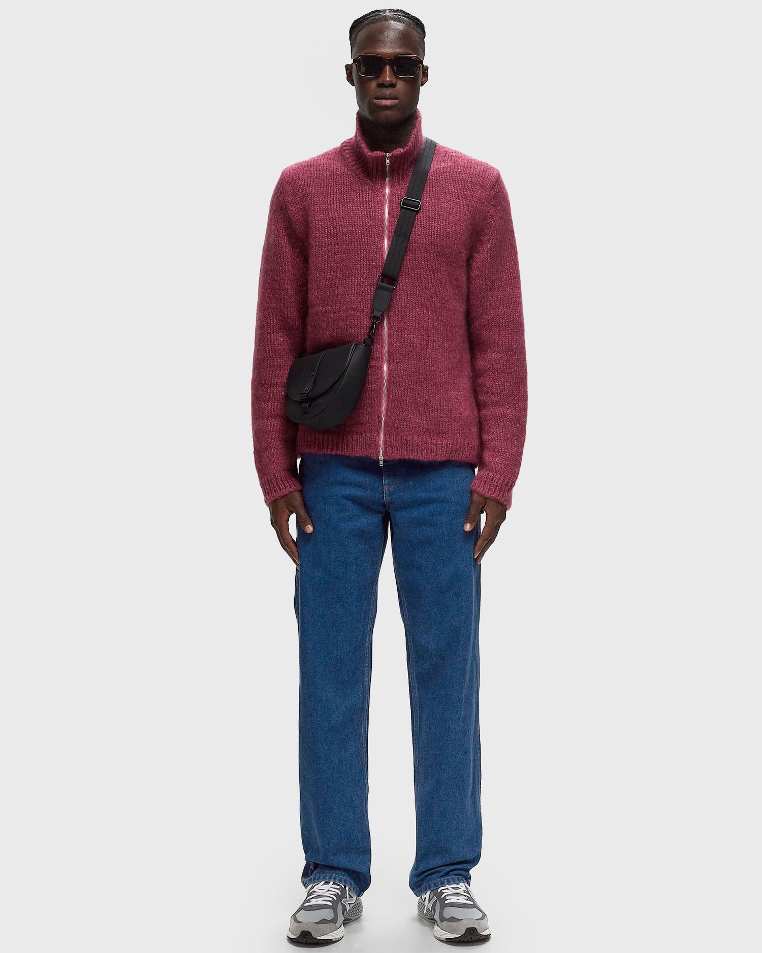 Villapaita OUR LEGACY Float Funnel Sweater Burgundia | M4243FU, 1