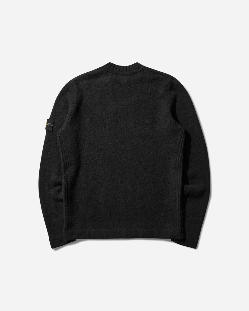 Villapaita Stone Island Brushed Wool Knit Sweater Musta | K2S15-5100056-S00N2 V0029