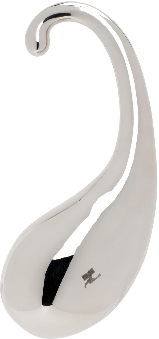 Korvakorut Courrèges Drop Metallic Single Ear Cuff Metallinen | 224ABO053LA0001