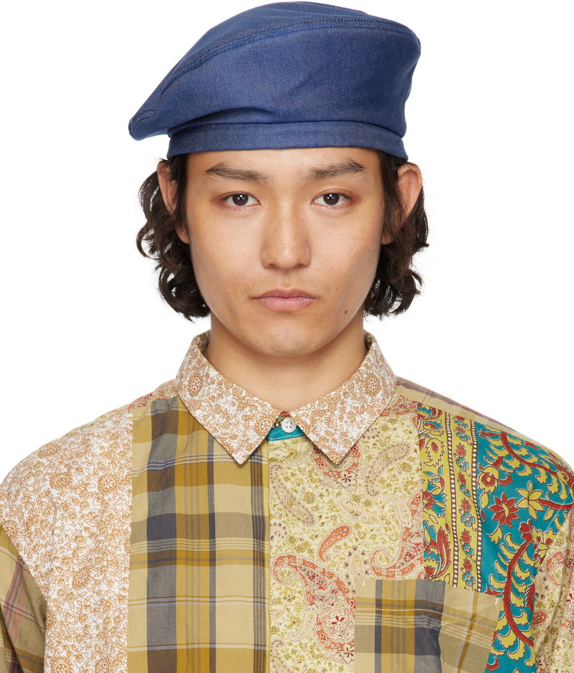 Barett Engineered Garments Engineered Garments Denim Beret Sininen | 25S1H005