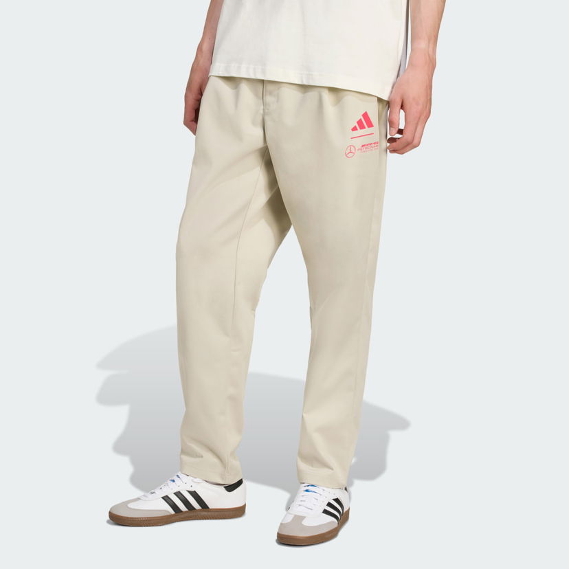 Housut adidas Performance Mercedes - AMG Petronas Formula One Team Summer Chino Pants Beige | JW3472