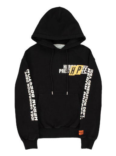 Huppari HERON PRESTON HP Real Estate Hoodie Musta | HMBB024F22JER0101001