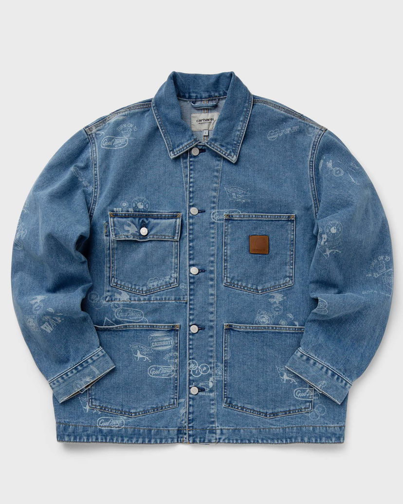 Takki Carhartt WIP Stamp Jacket Sininen | I033743-2LN.35
