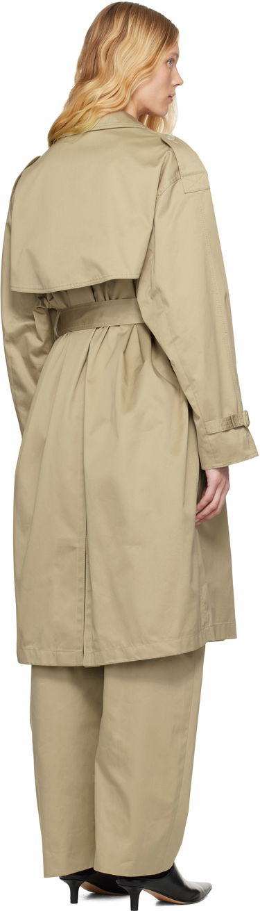 Trenssitakki Maison Margiela MM6 Maison Margiela Dual Wear Cotton Twill Trench Coat Beige | S52AH0080 M35368, 2