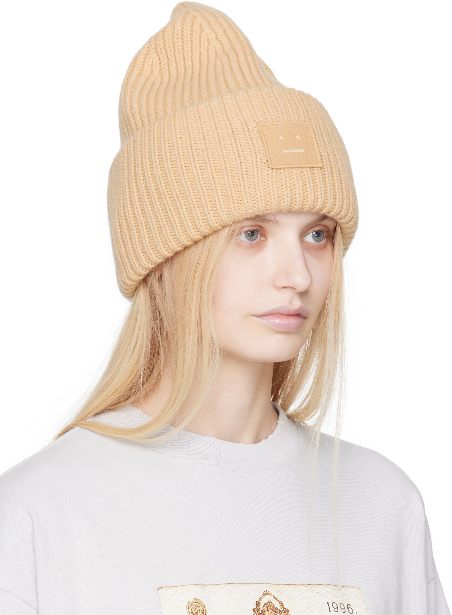 Pipo Acne Studios Wool Beanie Sininen | C40135-, 1