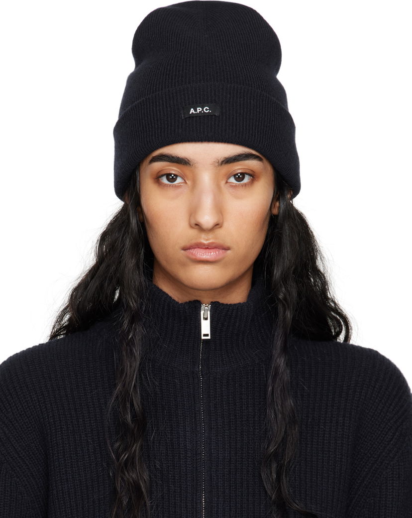 Pipo A.P.C. Navy Autumn Beanie Tummansininen | WVBCZ-M25080