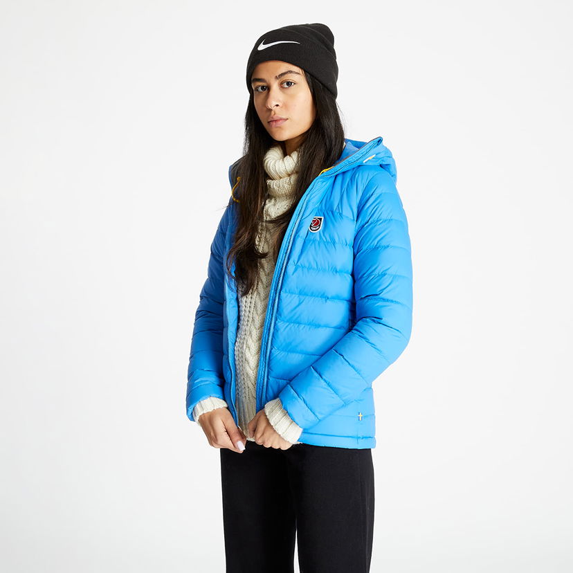 Puffer takki FJÄLLRÄVEN Pack Down Insulated Hooded Jacket Sininen | F86122-525