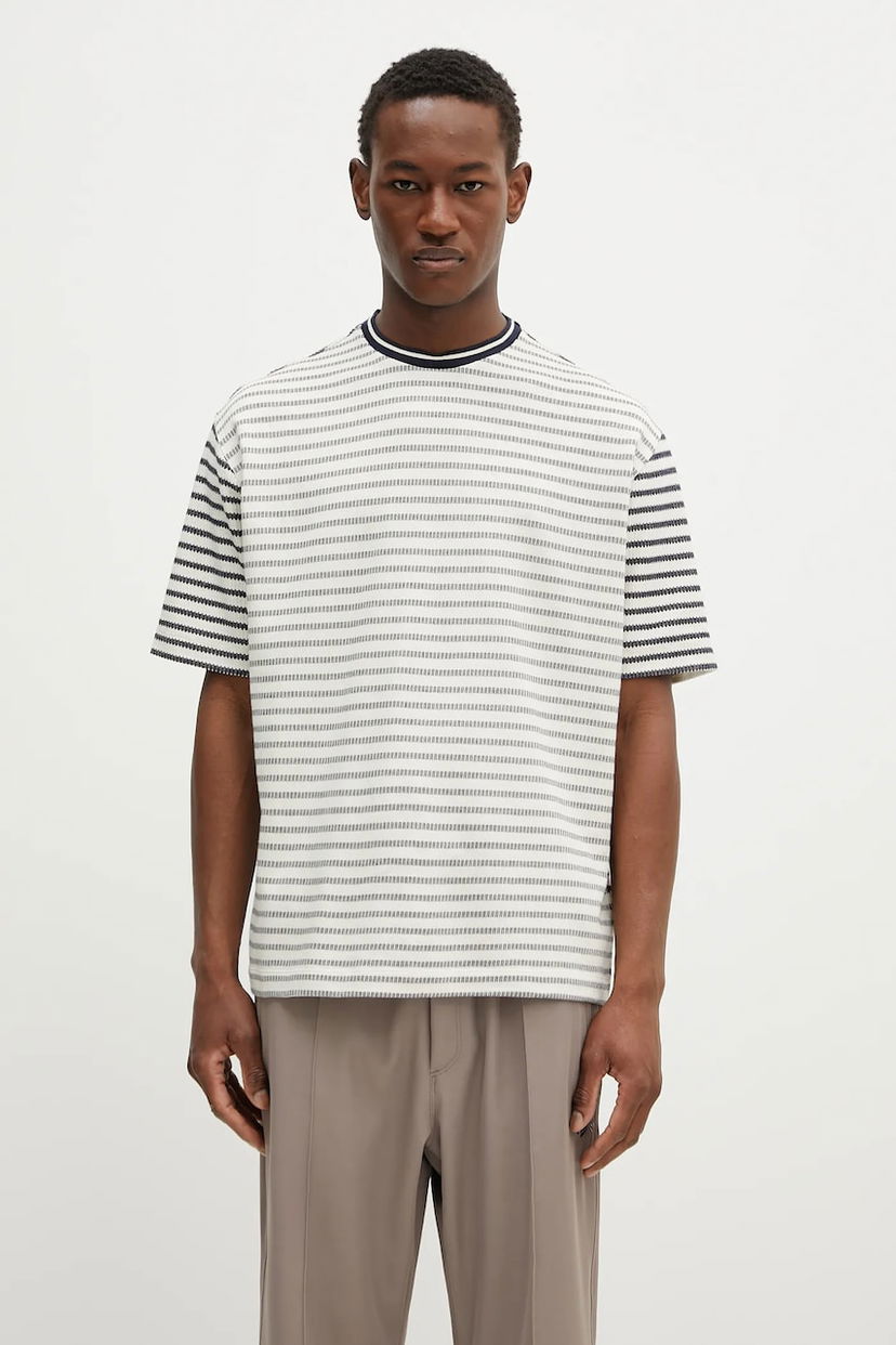 T-paita Paul Smith Paul Smith Striped T-Shirt Valkoinen | M1R.110Y.P02657